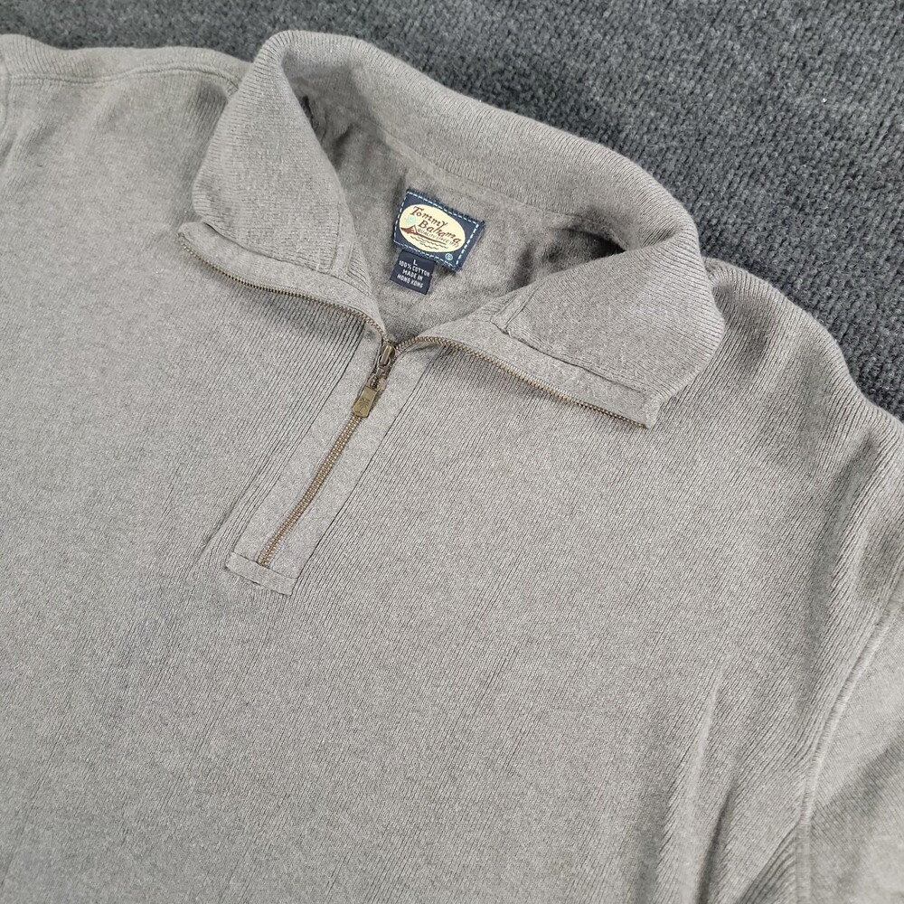 Tommy Bahama Men’s Cotton Sweater XL Gray